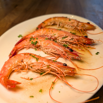 Langostinos a la plancha